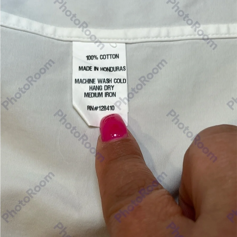 Ann Mashburn white button down shirt - Picture 5 of 10